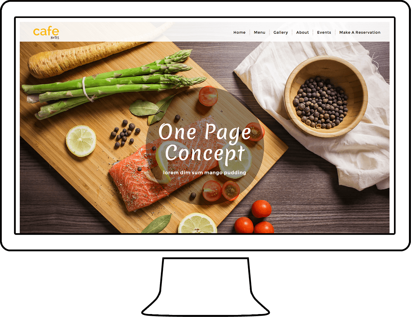 OneNotes WordPresss Theme Design