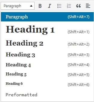 27 Free Ways To Improve SEO (Onsite And Offsite) 4 Image showing the different kinds of header tags.