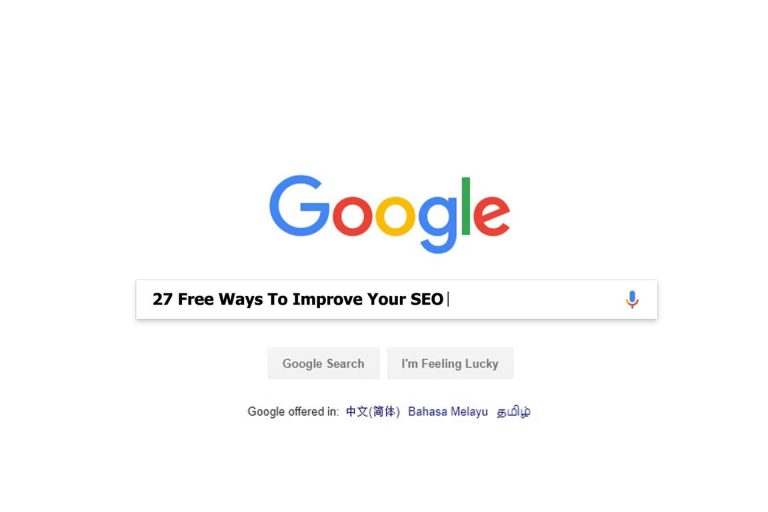 27 Free Ways To Improve Your SEO (Onsite And Offsite)