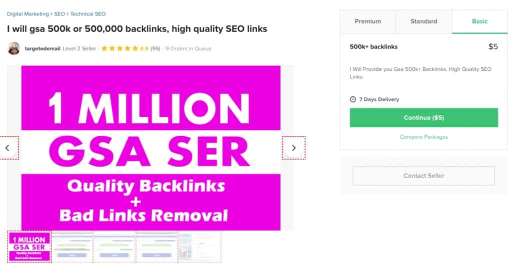 quality backlinks and bad links removal 